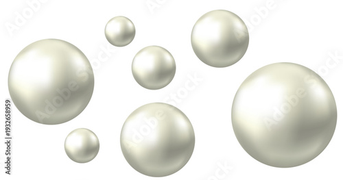 Shiny gray metal bubble.