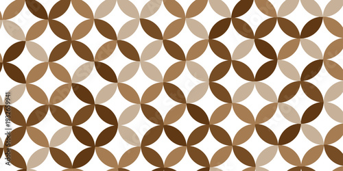 seamless vector overlap pattern circle ornament colorful stars element fabric textile design. creative diamond repeat decoration print floral texture background.