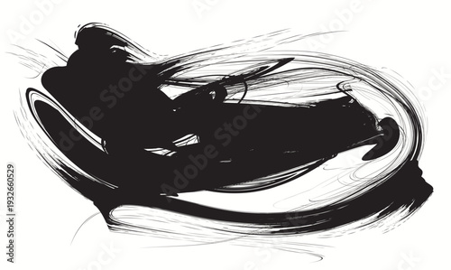 graffiti seamless pattern with abstract tags, abstract graffiti brush strokes hand drawn animals, hand drawing texture, street art retro style, Linear abstract black and white graphic pattern