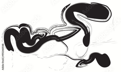 graffiti seamless pattern with abstract tags, Seamless abstract texture, hand drawing texture, street art retro style, Linear abstract black and white graphic pattern, urban collage typography.eps