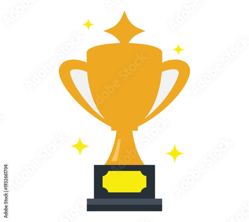 Best, champions cup trophy vector design featuring golden winner award, luxury victory symbol, competition achievement concept, isolated illustration for sports tournament branding.