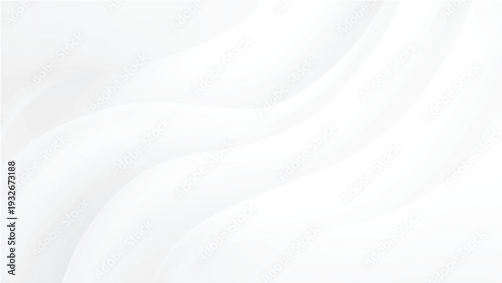 Obraz premium Abstract white wavy background design element graphic