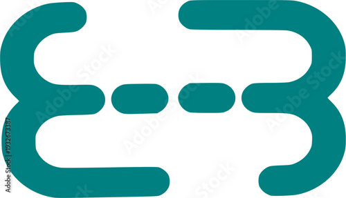 This clean, flat design is perfectly suited for software development firms, electronic startups, networking companies, or modern furniture and interior design brands.