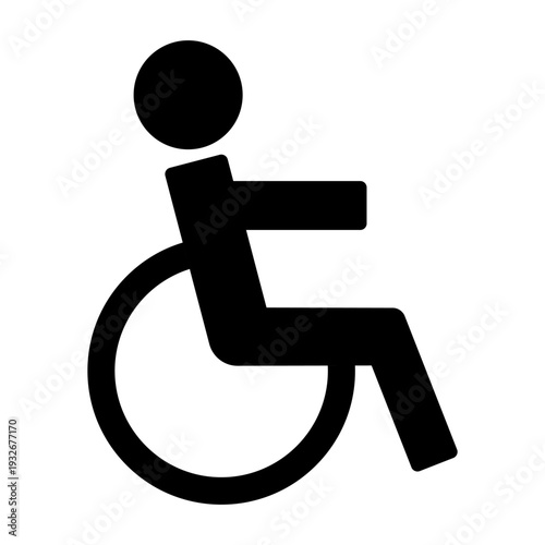 Wheelchair accessibility symbol icon