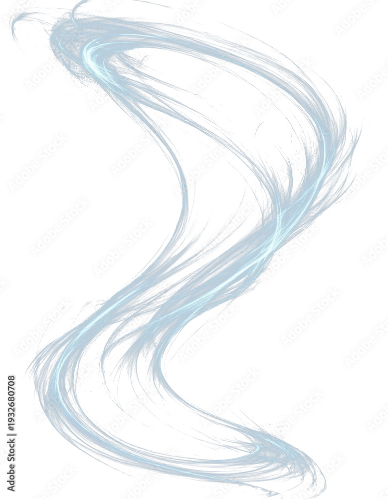 Obraz premium Air Vortex Tornado Swirl Dynamic Wind Motion Effect PNG Transparent