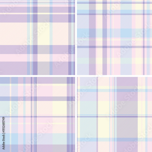 Thanksgiving inspired plaid pack prepared for themed campaigns. Flexible tartan patterns adapt ads, banners, and promotions. Vector structure allows reuse.