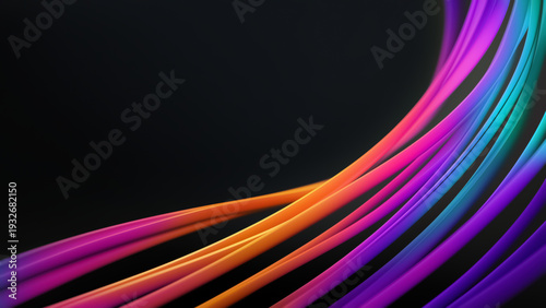 Wallpaper Mural Colorful Lines Create an Abstract Background Design for Art Torontodigital.ca