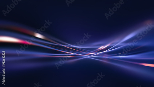 Wallpaper Mural Abstract Design With Smooth Lines and Colors Torontodigital.ca