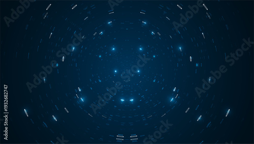 Abstract big data visualization. Big data code representation. Graphic concept for your design