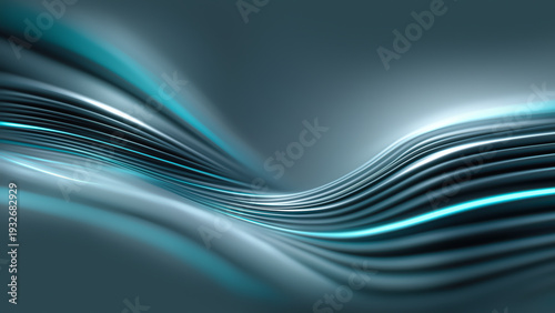 Wallpaper Mural Flowing Lines Create Abstract Shapes in a Background Scene Torontodigital.ca