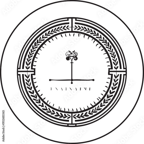 Adobe IllustratorGold Watch Vector Illustration New Year Celebration Luxury Timepiece Design Artwork