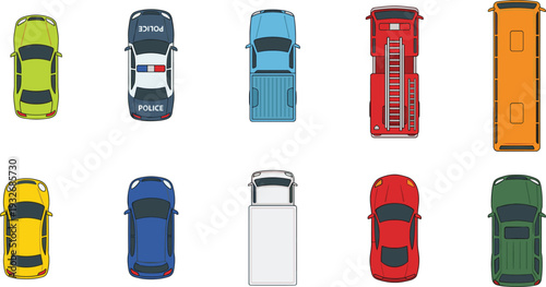 Flat vector illustration, of blue electric water pumps, industrial centrifugal motor assemblies, pipe fittings, plumbing valves, and mechanical engineering components.