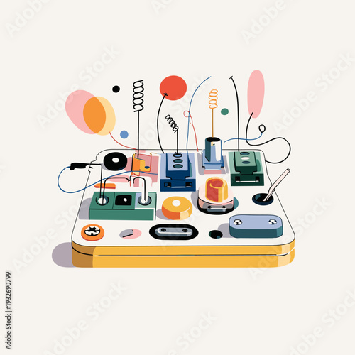 Exploded View of Custom Keyboard Switch Parts