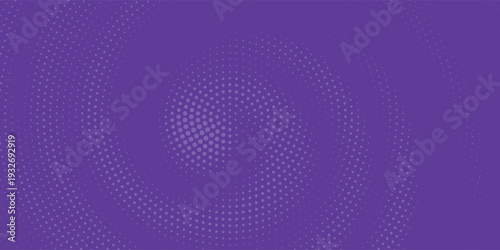 Psychedelic Purple Spiral Pattern. Cool Retro Halloween Background. Abstract Vector Wavy Swirl Texture. Optical Illusion Hypno Spiral Background.