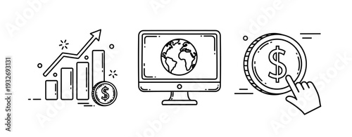 Global financial growth: digital currency and market analysis