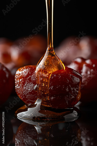 Golden Honey Dripping Dates