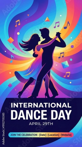 international dance day celebration poster