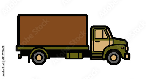 Box Truck Illustration