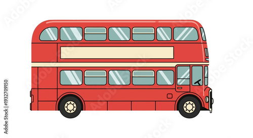 Classic Red Double Decker Bus