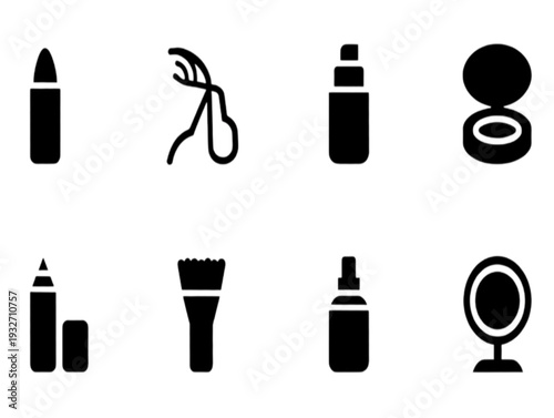 set of cosmetic products