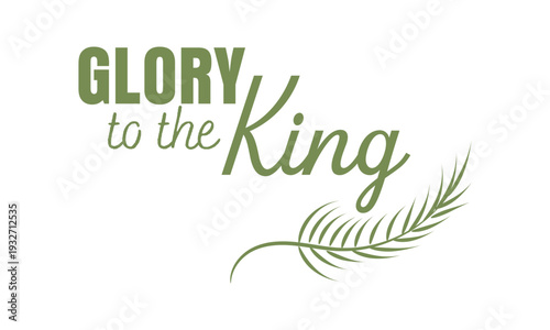 Palm Sunday Christian Quote Typography, Hosanna in the Highest, Holy Week Easter Faith Sayings for T Shirt Design and Printable Posters