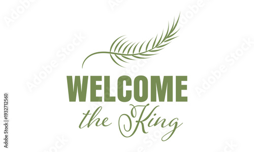 Palm Sunday Christian Quote Typography, Hosanna in the Highest, Holy Week Easter Faith Sayings for T Shirt Design and Printable Posters