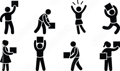 Diverse group of people engaged in various activities and professions