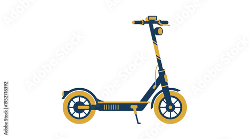 Modern Electric Scooter Illustration