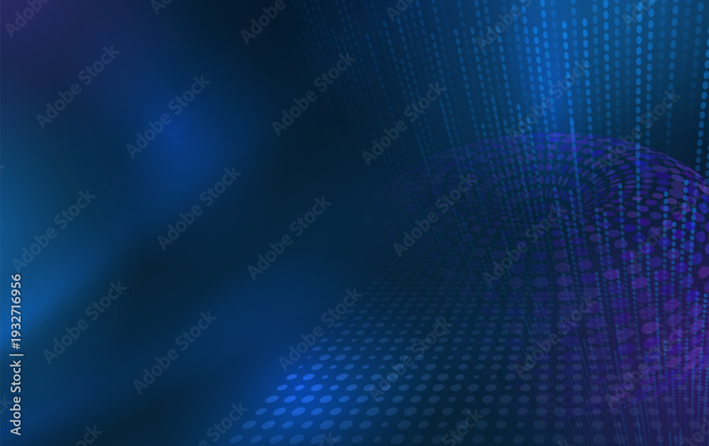 Fototapeta premium Scientific Research Concept — Futuristic Neural Network Connections and Data Flow. Abstract AI and Machine Learning Technology Visualization Background