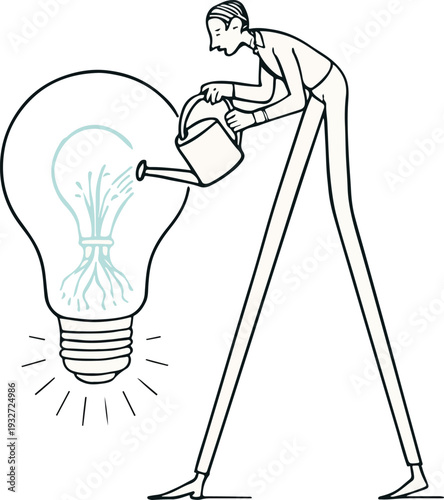 Artisan Innovation Nurturing Vector