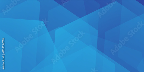 Simple blue background with glowing geometric lines. Blue gradient abstract modern art nice