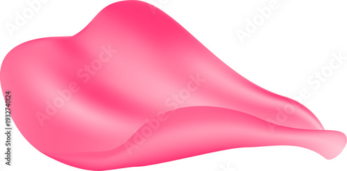 Tender spring pink flower petal. Delicate scent of woman perfume. Aroma of cherry blossoms. Floral air vortex. Magic spring dust petals splash. Design for gift, card, package. Vector illustration.