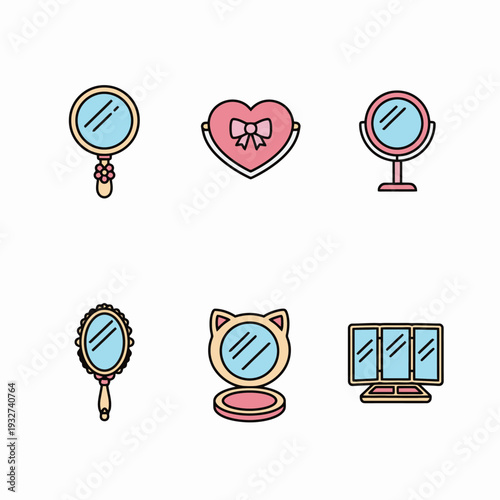 Traditional pastry and dumpling icons featuring various shapes like empanada pierogi samosa and steamed buns for bakery and international cuisine themes