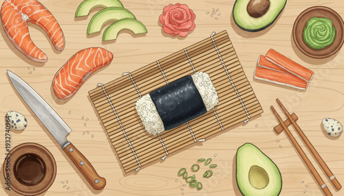 A group of cherubs flying together.