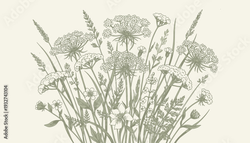 A group of cherubs flying together.