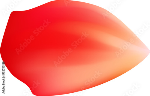 Tender spring red coral flower flow. Aroma of cherry blossoms. Floral air vortex. Magic spring dust petals splash. Design for gift, card, package. Vector illustration.