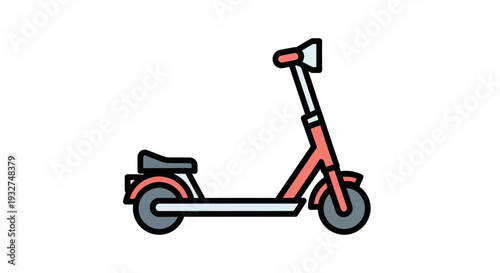 Electric Scooter Icon