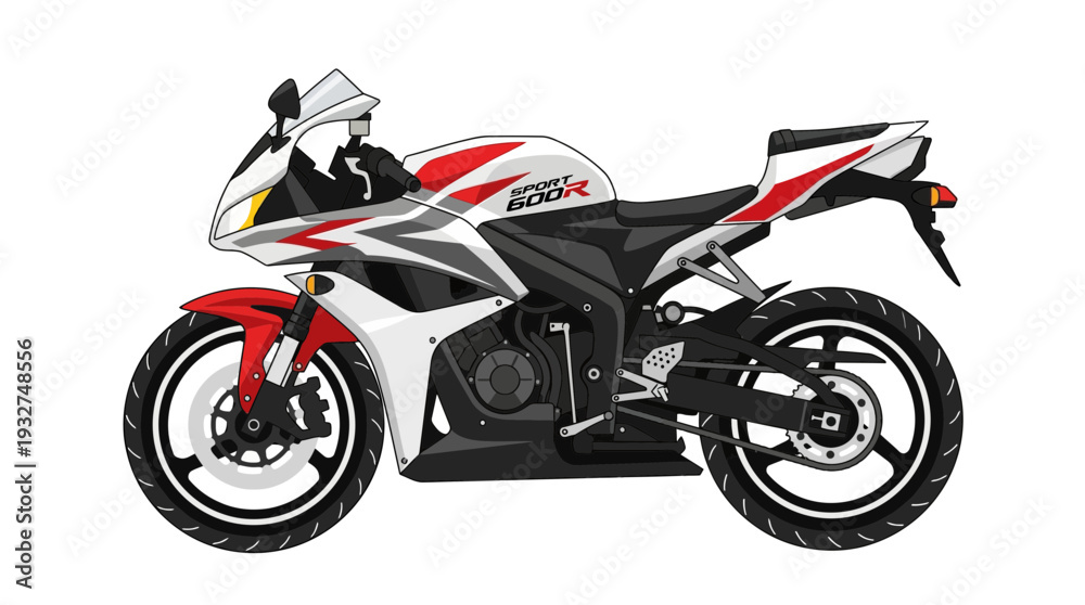 Obraz premium Modern Sportbike Motorcycle