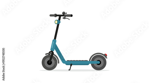 Modern Electric Scooter Illustration