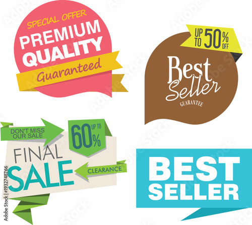 Collection of best seller and premium quality stickers