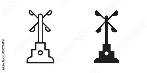 Anemometer icon Symbol for App and Web UI Design Vectors