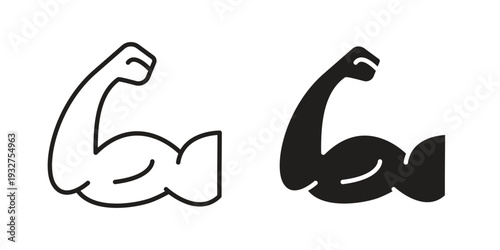 Arm icon Symbol for App and Web UI Design Vectors