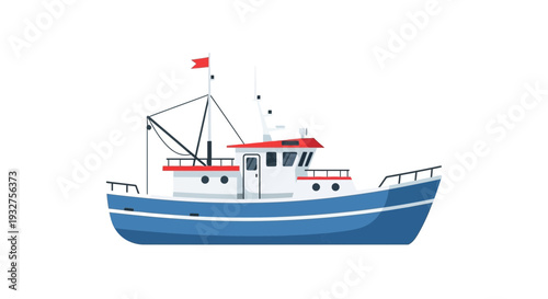 Fishing Boat Illustration