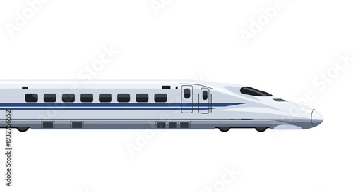 Modern High-Speed Train