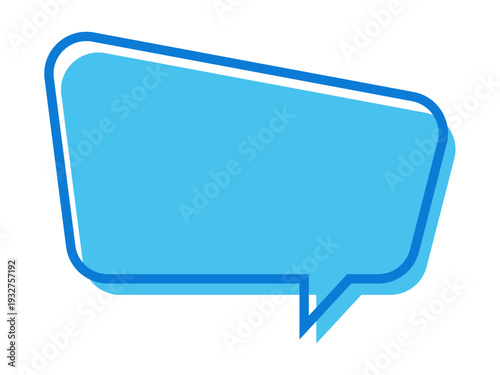 speech bubbles collection, vector frame sticker, flat message box, blank chat box element, frame border, banner