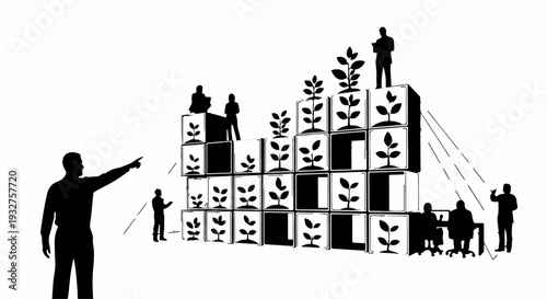 Teamwork fosters growth in a structured business environment