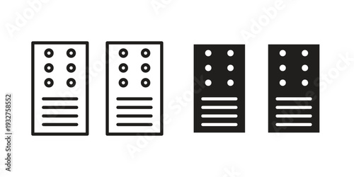 Data center icon Symbol for App and Web UI Design Vectors