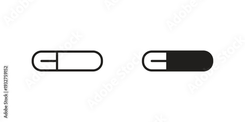 Dog microchip icon Symbol for App and Web UI Design Vectors
