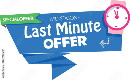 Last minute offer for mid-season sale