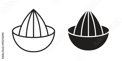 Hand Juicer icon Symbol for App and Web UI Design Vectors